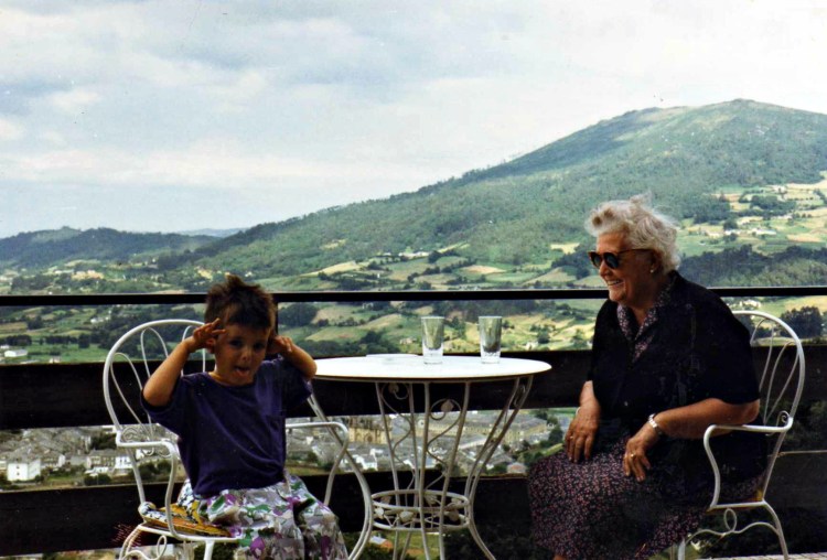 Café-Miradoiro de Mondoñedo, finais dos anos 80.