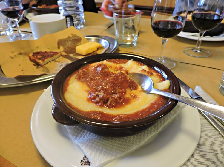 Polenta italiana no Hotel Gran Sasso 3 de Prati di Tivo