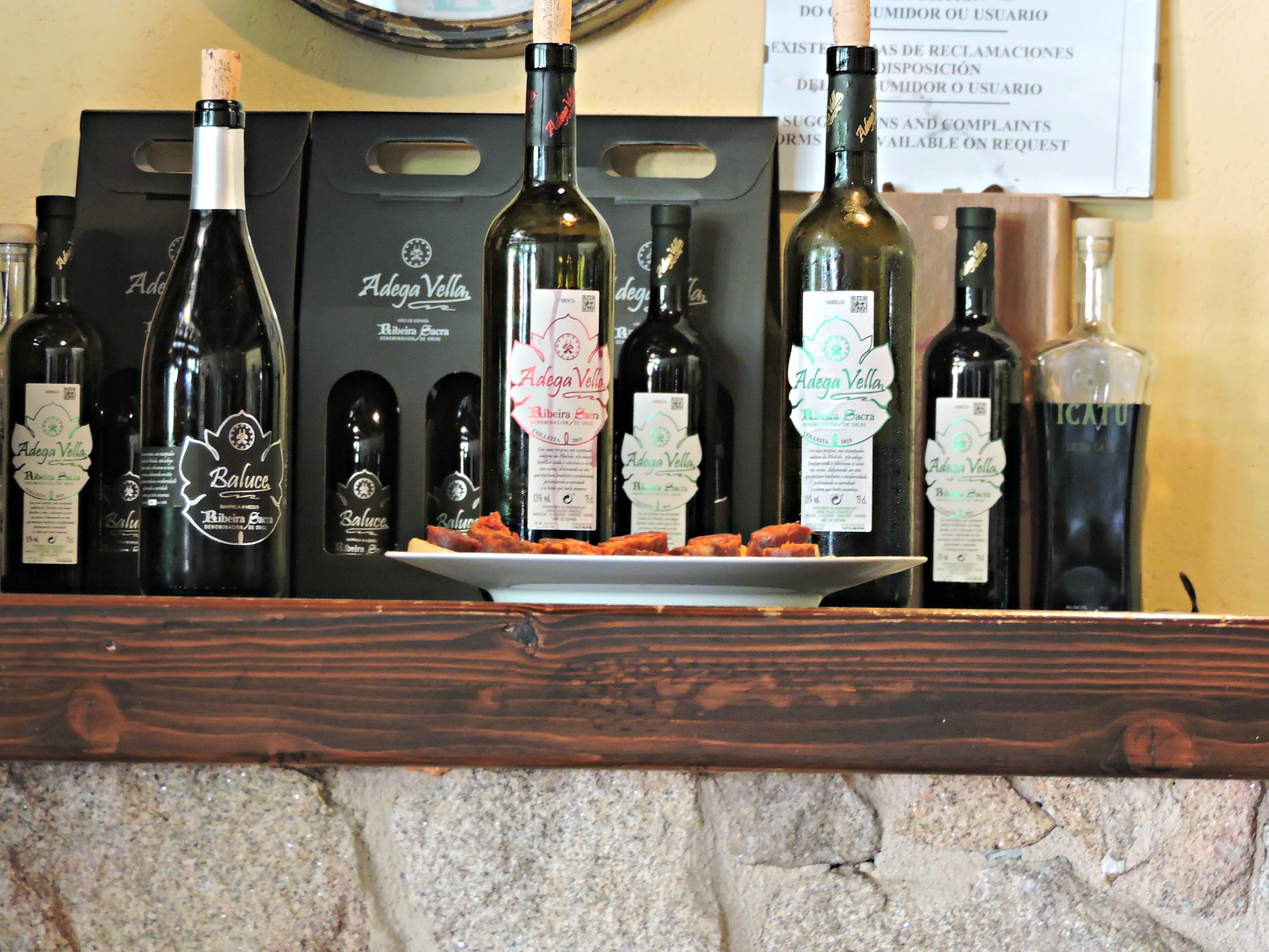 Degustación en Adega Vella