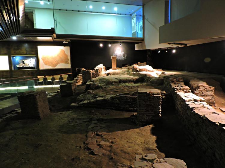 Templo mitraico no centro de Lugo (Foto: Guido Álvarez Parga)